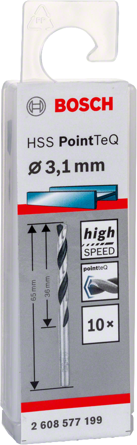 Bosch - HSS-PointeQ Metal Matkap Ucu 3,1 mm 10'lu