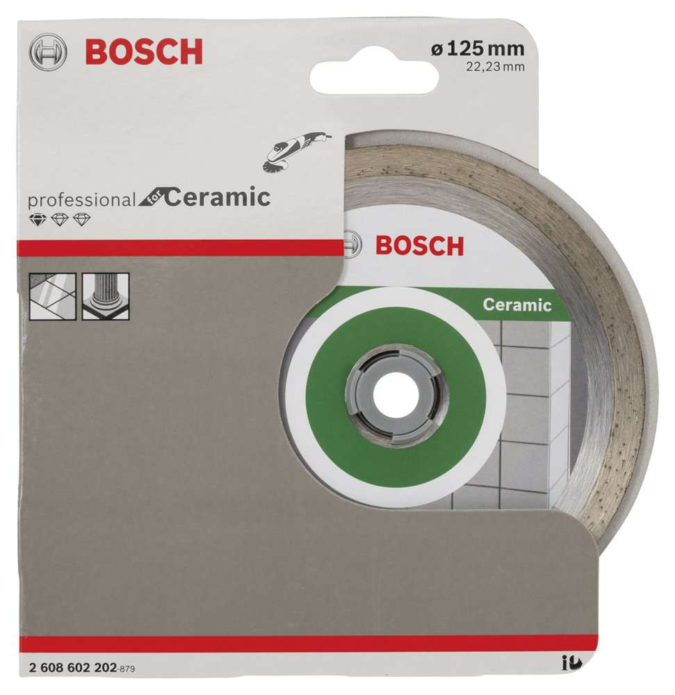 Bosch - Standard Seri Seramik İçin Elmas Kesme Diski 125 mm