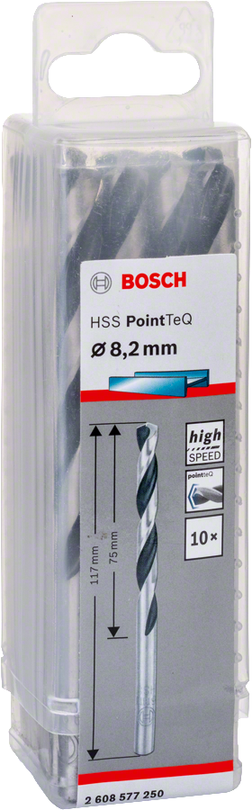 Bosch - HSS-PointeQ Metal Matkap Ucu 8,2 mm 10'lu