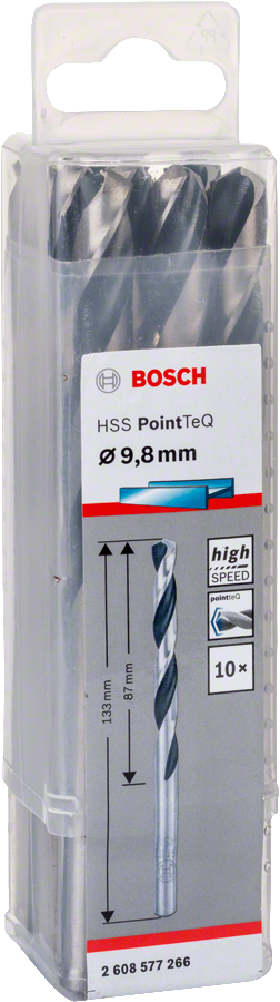 Bosch - HSS-PointeQ Metal Matkap Ucu 9,8 mm 10'lu