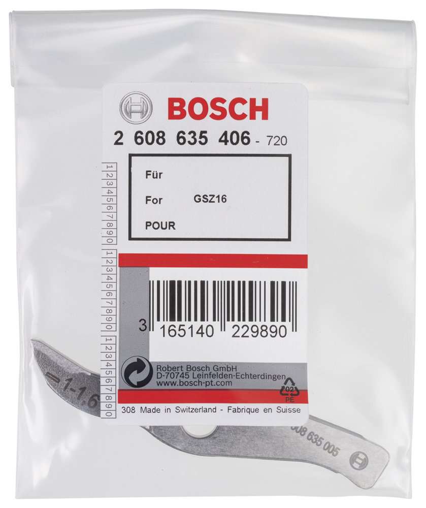 Bosch - GSZ 160 Bıçak (1,6 mm'ye kadar Düz)