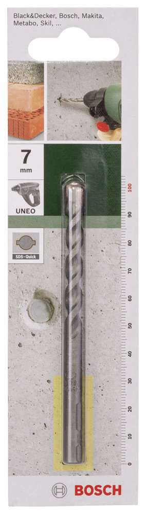 Bosch - SDS-Quick, Uneo için Beton Matkap Ucu 7*100 mm