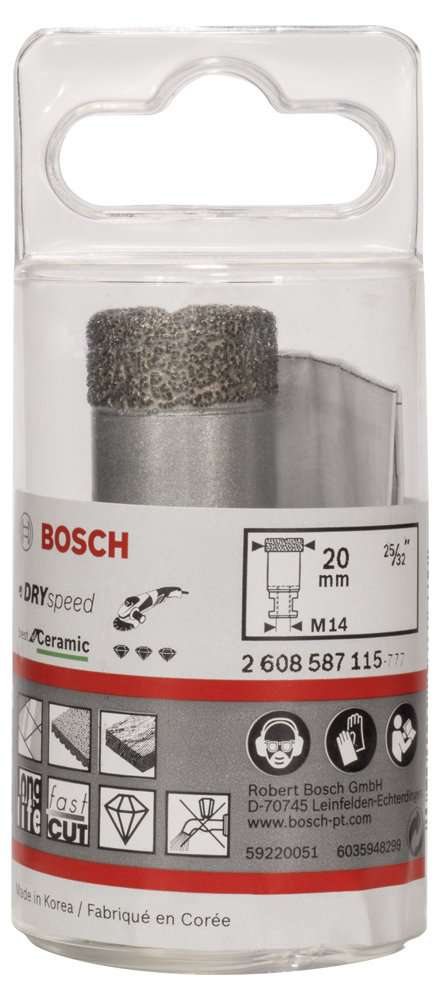 Bosch - Best Serisi, Taşlama İçin Seramik Kuru Elmas Delici 20*35 mm