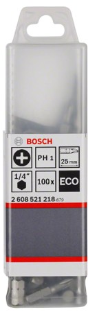 Bosch - Eco PH2 Vidalama Ucu 25mm 100'lü