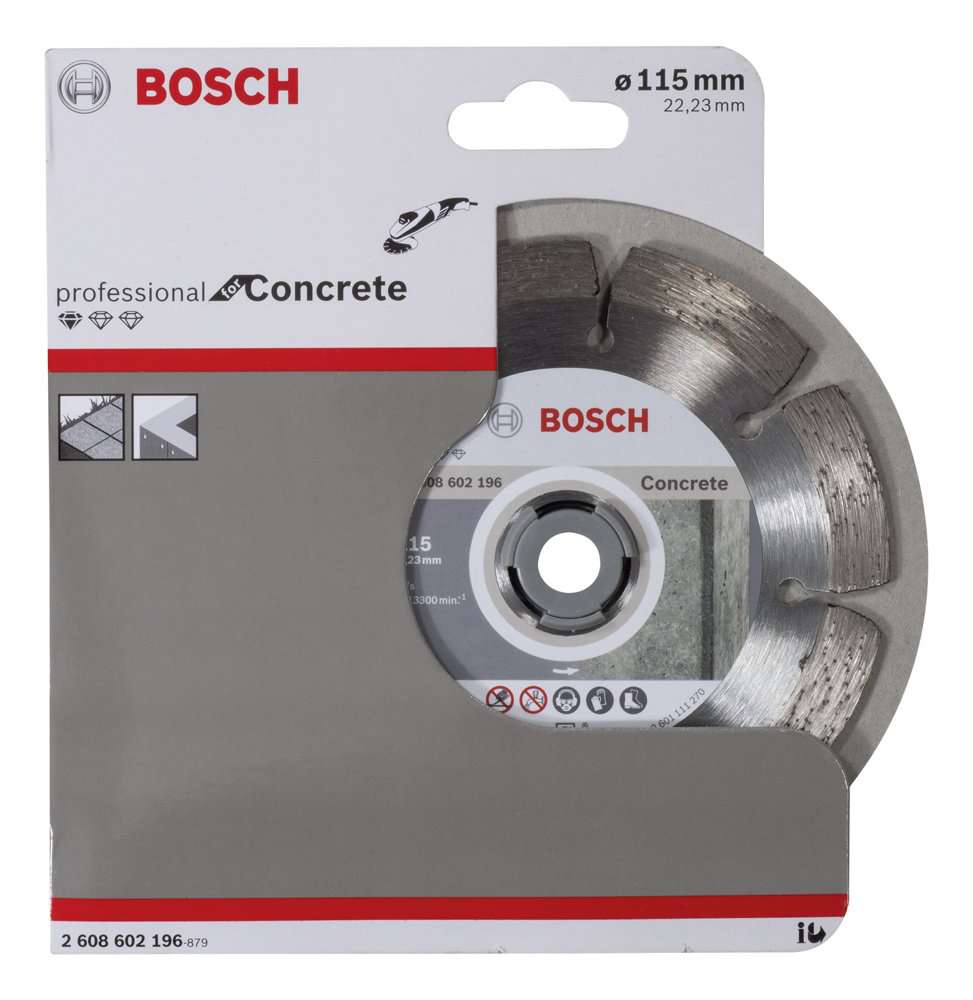Bosch - Standard Seri Beton İçin Elmas Kesme Diski 115 mm