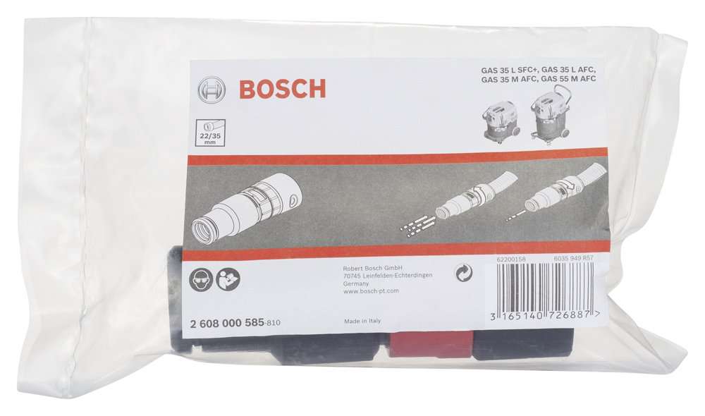Bosch - Elektrikli Süpürgeler İçin Elektrikli El Aleti Bağlantısı (GAS 15PS, GAS 12-25 PL, GAS 35 M AFC, GAS 55 M AFC için uygun)