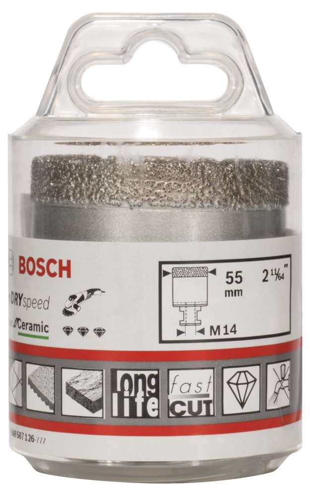 Bosch - Best Serisi, Taşlama İçin Seramik Kuru Elmas Delici 55*35 mm