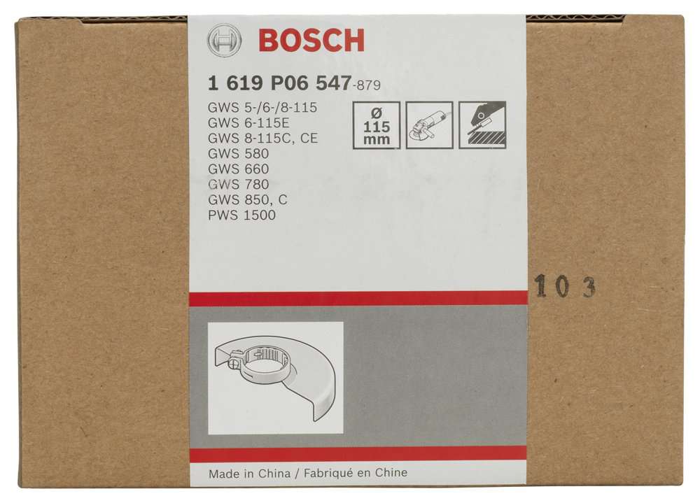 Bosch - Taşlama için Siperlik 115 mm