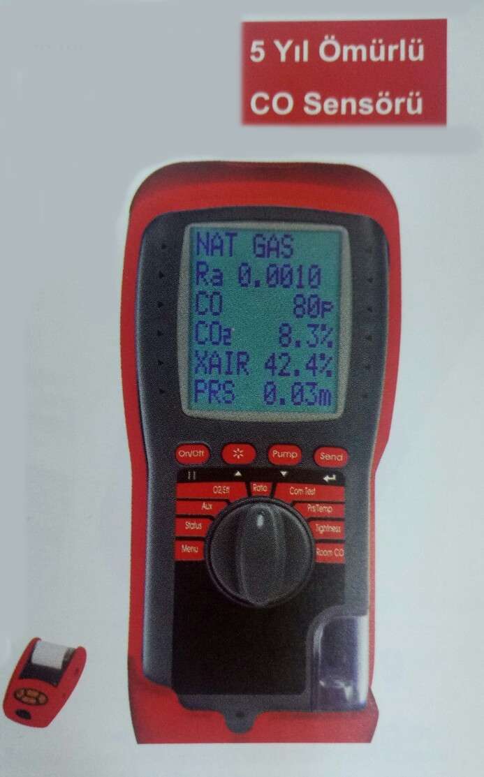 ROTEST EM5 IR Baca gazı analiz cihazı