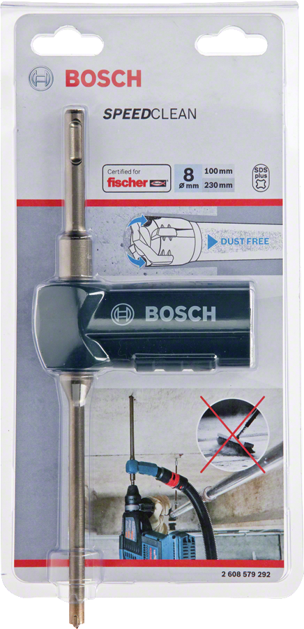 Bosch - SDS-Plus-9 Speed Clean Serisi Toz Atma Kanallı Kırıcı Delici Matkap Ucu 8*230 mm