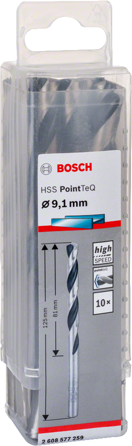 Bosch - HSS-PointeQ Metal Matkap Ucu 9,1 mm 10'lu