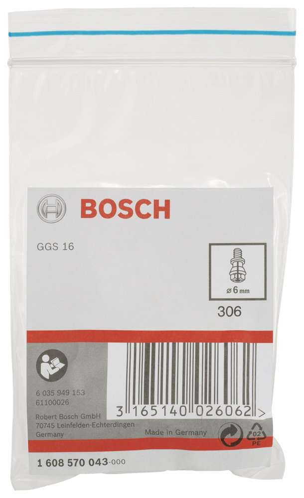 Bosch - GGS 16 Sıkma Somunlu Penset 6 mm