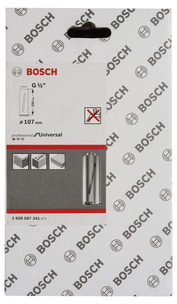 Bosch - Standard Seri G 1/2'' Girişli Kuru Karot Ucu 107*150 mm