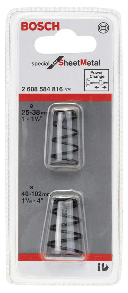 Bosch - Special Serisi Metal Ve Inox Malzemeler için Delik Açma Testeresi (Panç) Dışarı Atma Yayı