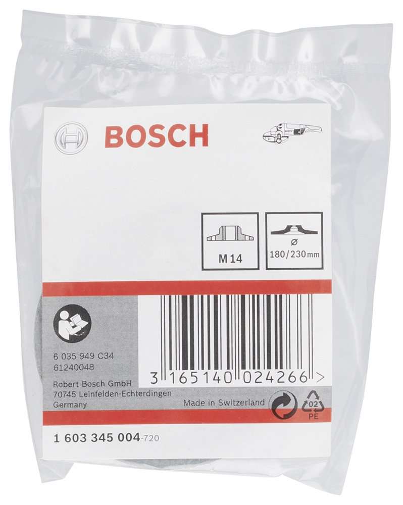 Bosch - 180/230 mm M14 Flanş Dişli Somun