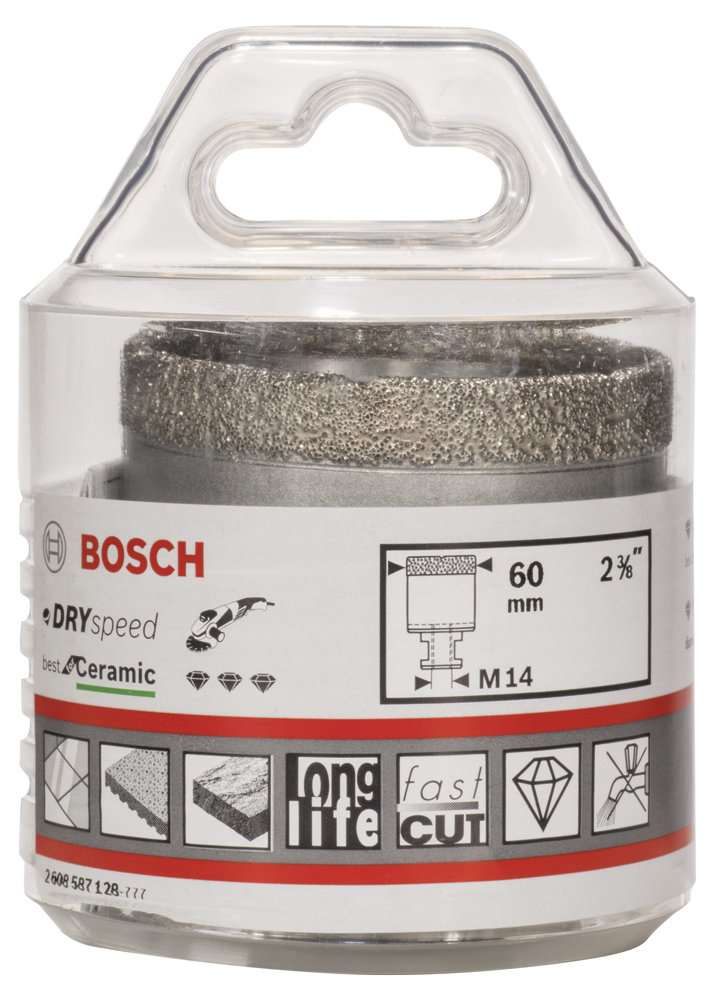 Bosch - Best Serisi, Taşlama İçin Seramik Kuru Elmas Delici 60*35 mm
