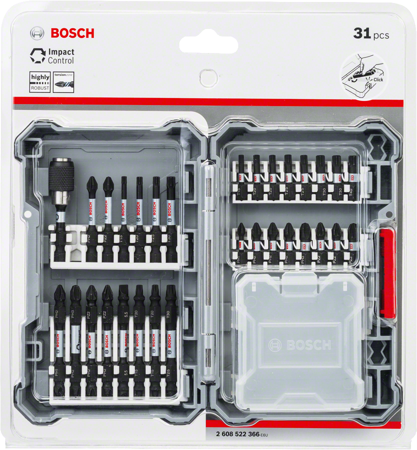 Bosch - Impact Control Serisi 35 Parça Karışık Set