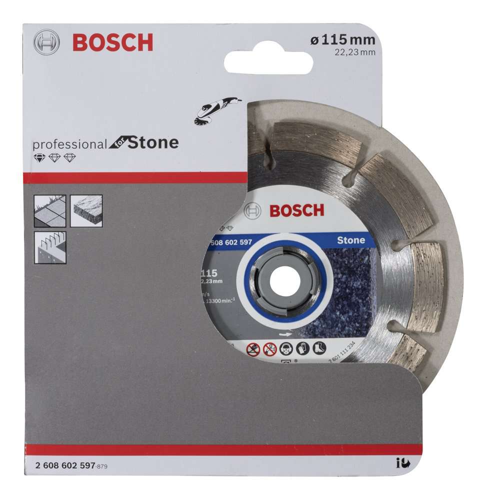 Bosch - Standard Seri Taş İçin Elmas Kesme Diski 115 mm