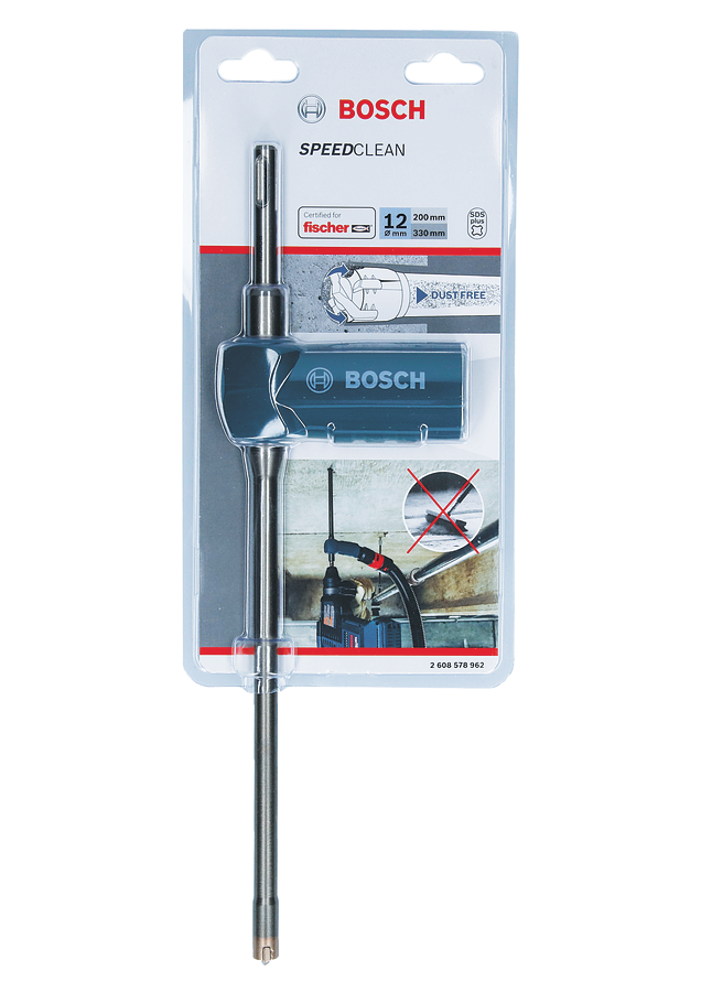 Bosch - SDS-Plus-9 Speed Clean Serisi Toz Atma Kanallı Kırıcı Delici Matkap Ucu 12*330 mm