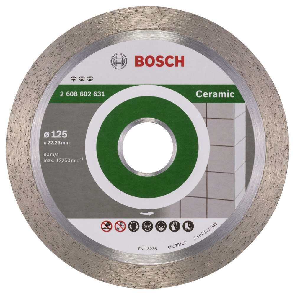 Bosch - Best Serisi Seramik İçin, Elmas Kesme Diski 125 mm