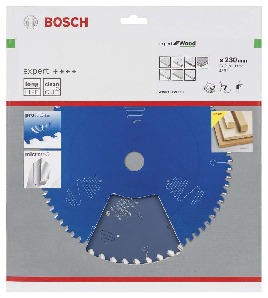 Bosch - Expert Serisi Ahşap için Daire Testere Bıçağı 230*30 mm 48 Diş