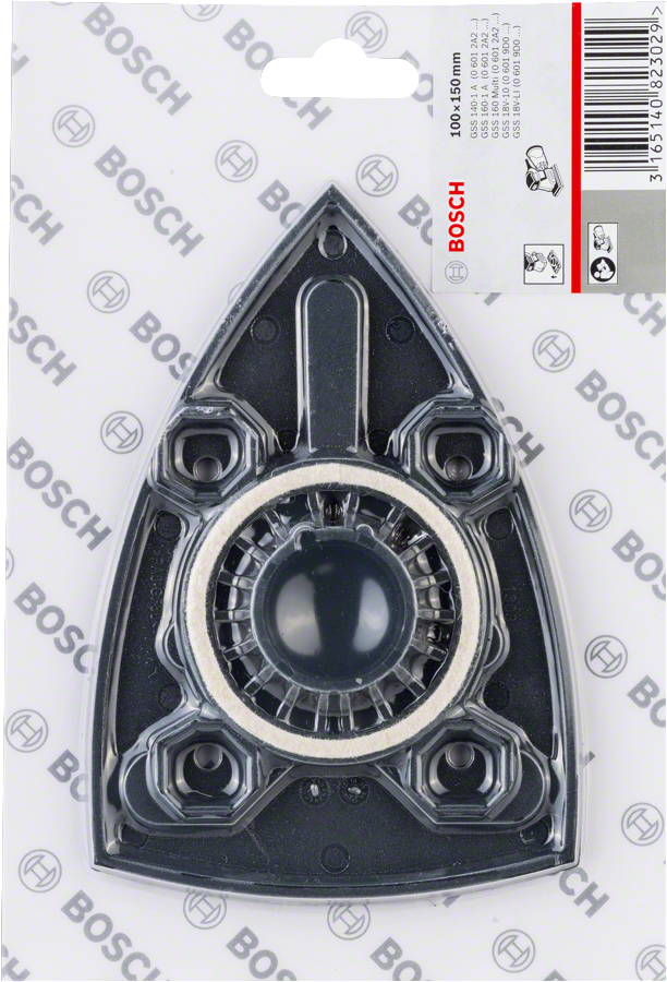 Bosch - Delta Zımpara Tabanı için Döner Plaka (110x150 mm)