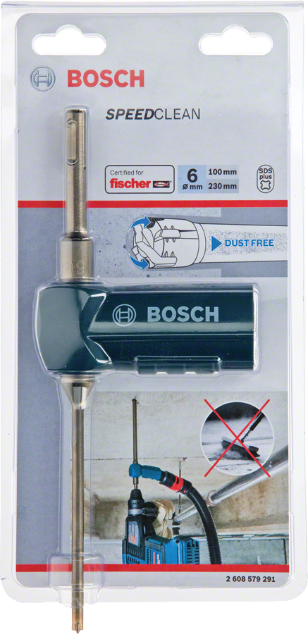 Bosch - SDS-Plus-9 Speed Clean Serisi Toz Atma Kanallı Kırıcı Delici Matkap Ucu 6*230 mm