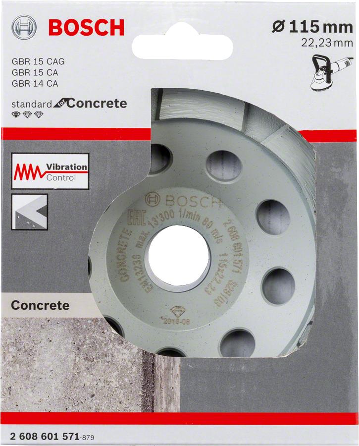 Bosch - Standard Seri Beton İçin Elmas Çanak Disk 115 mm