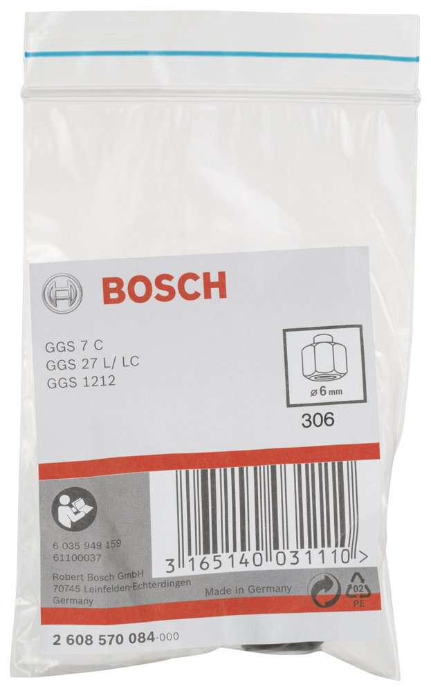 Bosch - GGS 7C-27 L/C Sıkma Somunlu Penset 6 mm