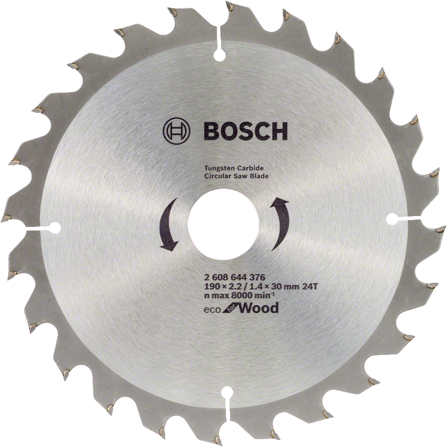 Bosch - Ekonomik Seri 190*30 mm 24 Diş 10'lu  Daire Testere Bıçağı