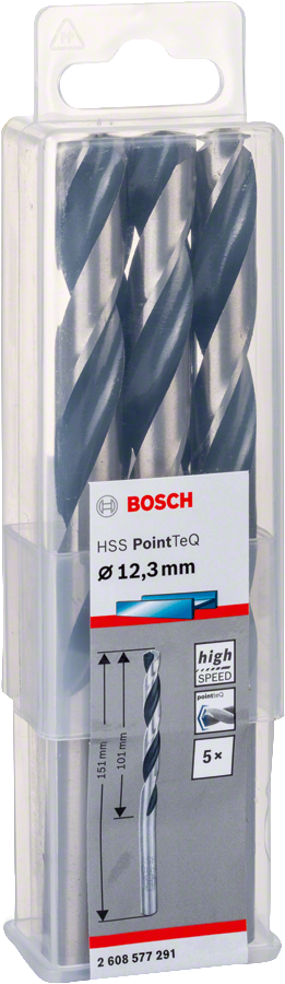 Bosch - HSS-PointeQ Metal Matkap Ucu 12,3 mm 5'li
