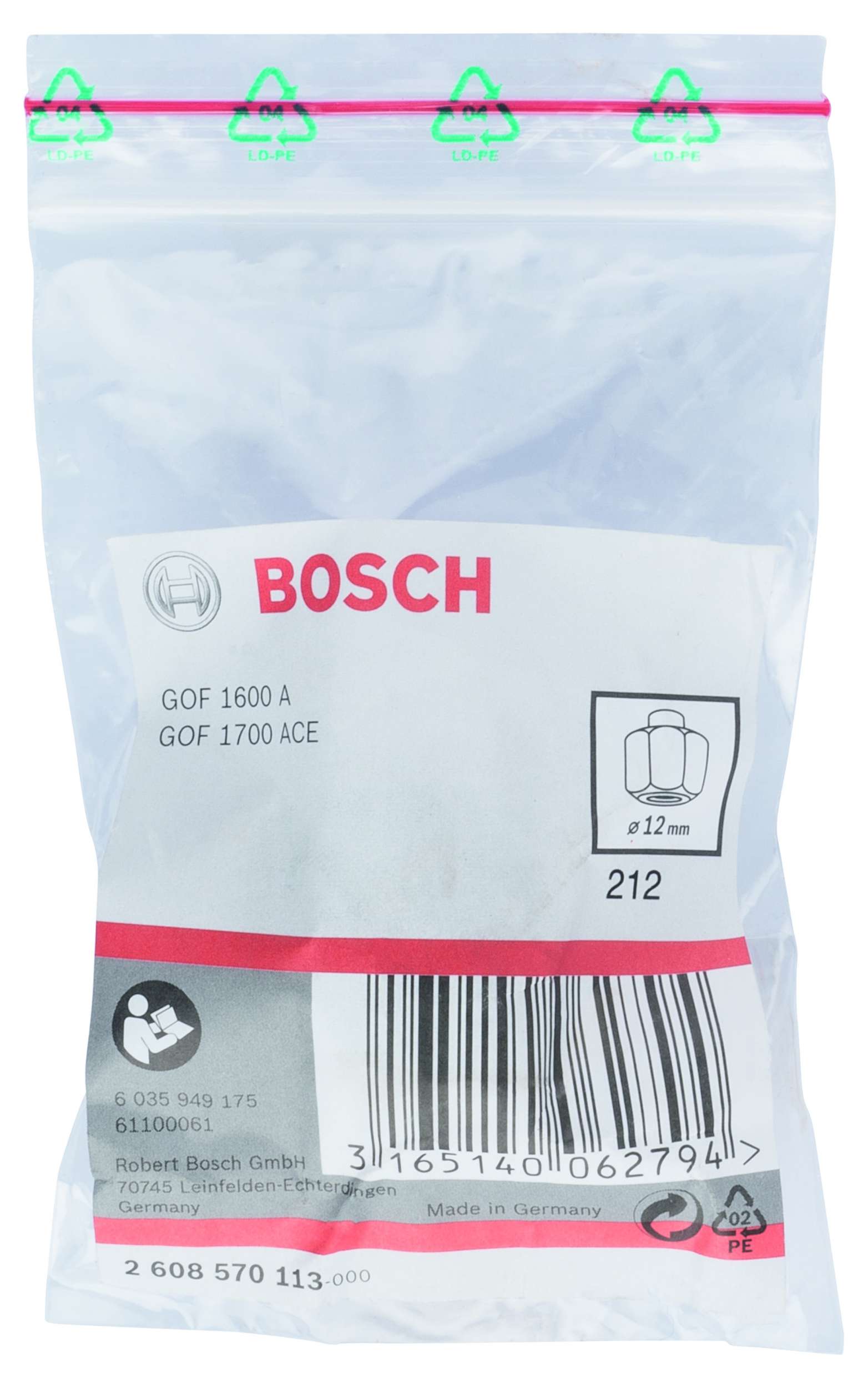 Bosch - 12 mm cap 27 mm Anahtar Genisligi Penset