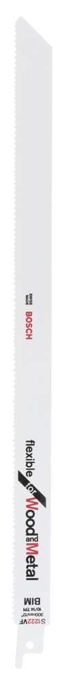 Bosch - Flexible Serisi Ahşap Ve Metal için Panter Testere Bıçağı S 1222 VF - 5'li