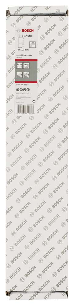 Bosch - Best Serisi Beton İçin 1 1/4'' UNC Girişli Elmas Sulu Karot Ucu 107 mm