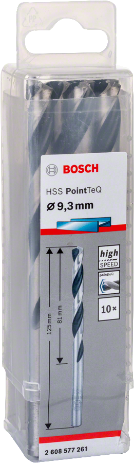 Bosch - HSS-PointeQ Metal Matkap Ucu 9,3 mm 10'lu