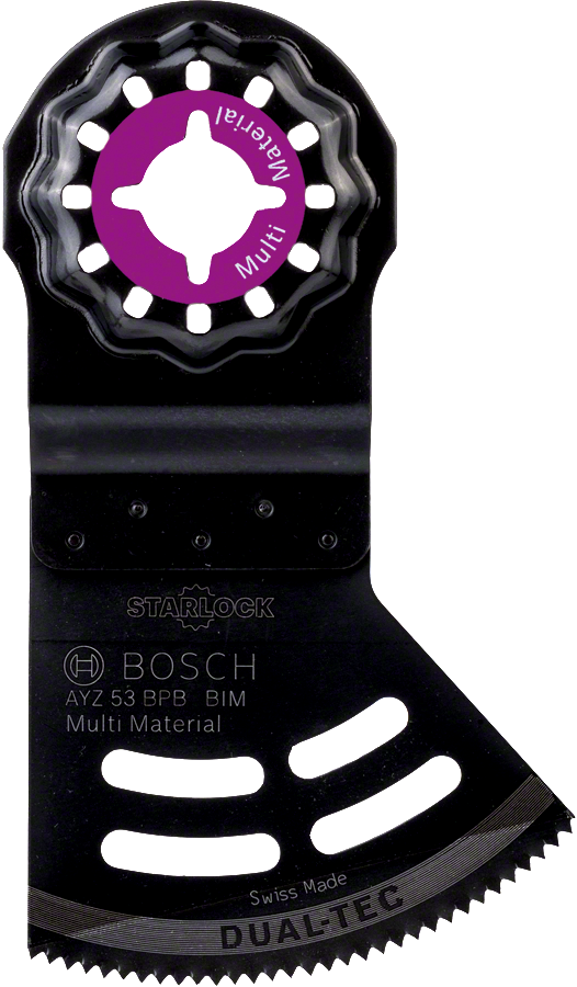 Bosch - Starlock - AYZ 53 BPB - BIM Çoklu Malzeme İçin Daldırmalı ve Yana Kesim Testere Bıçağı 10'lu