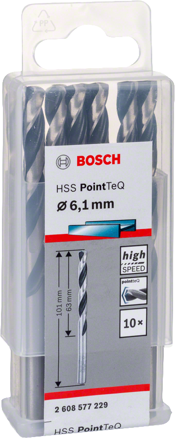 Bosch - HSS-PointeQ Metal Matkap Ucu 6,1 mm 10'lu