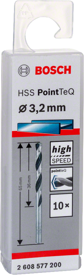 Bosch - HSS-PointeQ Metal Matkap Ucu 3,2 mm 10'lu