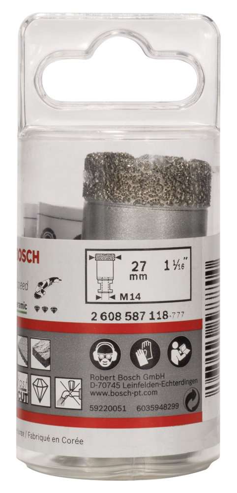 Bosch - Best Serisi, Taşlama İçin Seramik Kuru Elmas Delici 27*35 mm