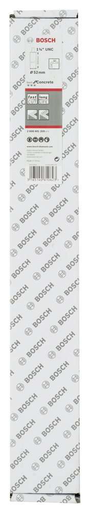 Bosch - Best Serisi Beton İçin 1 1/4'' UNC Girişli Elmas Sulu Karot Ucu 52 mm