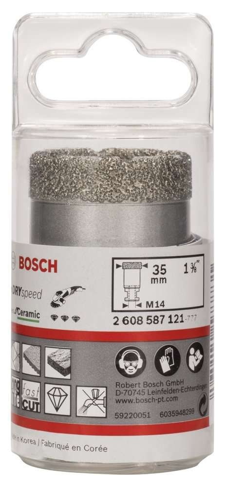 Bosch - Best Serisi, Taşlama İçin Seramik Kuru Elmas Delici 35*35 mm