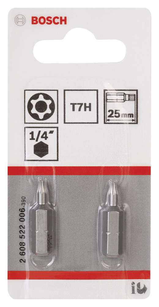 Bosch - Extra Hard Serisi Security-Torx® Vidalama Ucu T7H*25 mm 2'li