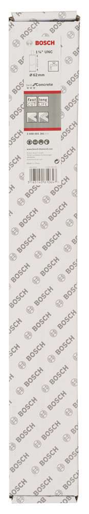 Bosch - Best Serisi Beton İçin 1 1/4'' UNC Girişli Elmas Sulu Karot Ucu 62 mm