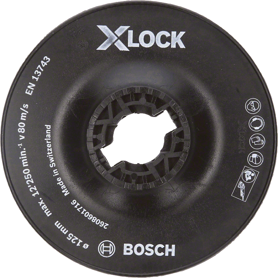Bosch - X-LOCK - 125 mm Fiber Disk Sert Taban
