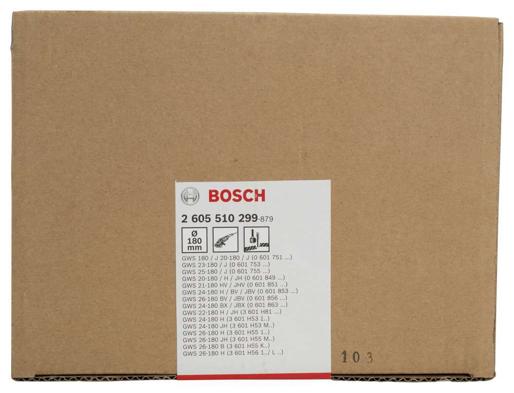 Bosch - Kapaklı Koruma Siperliği 180 mm
