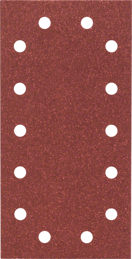 Bosch - Titreşimli Zımpara Kağıdı 10'lu, 115 x 230 mm 80 Kum 14 Delik