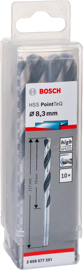 Bosch - HSS-PointeQ Metal Matkap Ucu 8,3 mm 10'lu