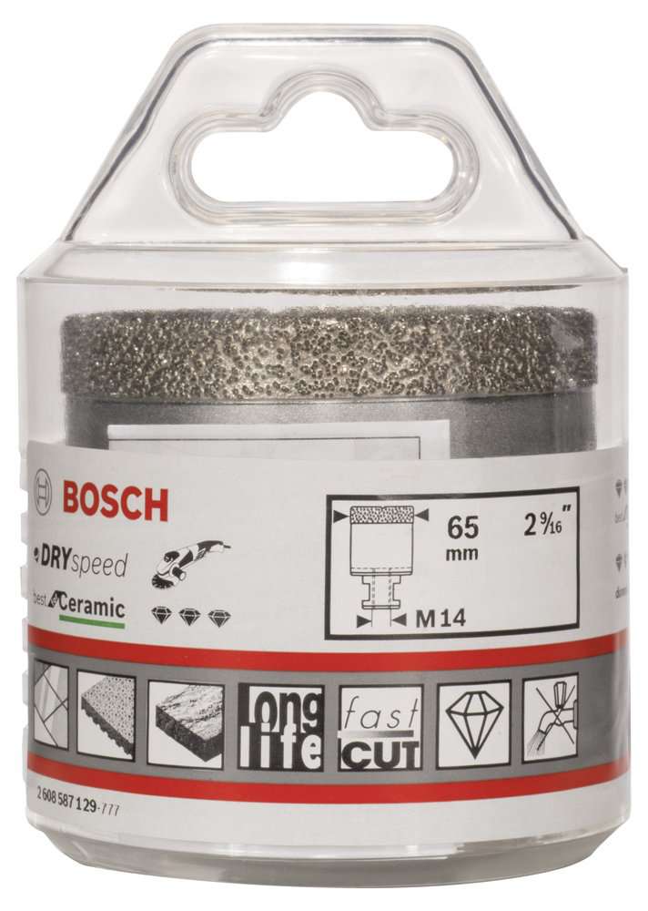 Bosch - Best Serisi, Taşlama İçin Seramik Kuru Elmas Delici 65*35 mm