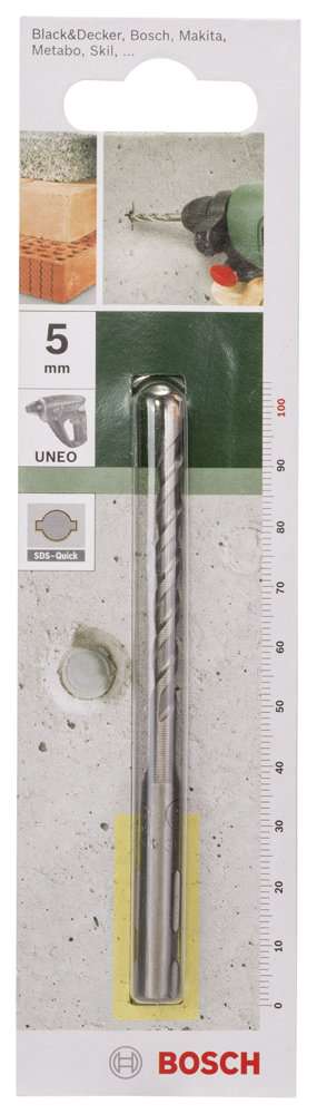 Bosch - SDS-Quick, Uneo için Beton Matkap Ucu 5*100 mm