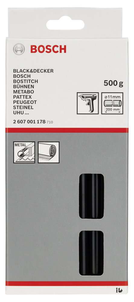 Bosch - Tutkal Çubuğu Siyah 11*200 mm 500 gr